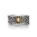 925 Sterling Silver Sun Adjustable Rings For Women Engagement Luxury Jewelry Gift Wholesale   Jewellery