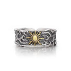 925 Sterling Silver Sun Adjustable Rings For Women Engagement Luxury Jewelry Gift Wholesale   Jewellery