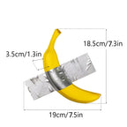 Resin Tape Banana Comedian Figurine Wall Art Bathroom Kitchen Interior Decoration