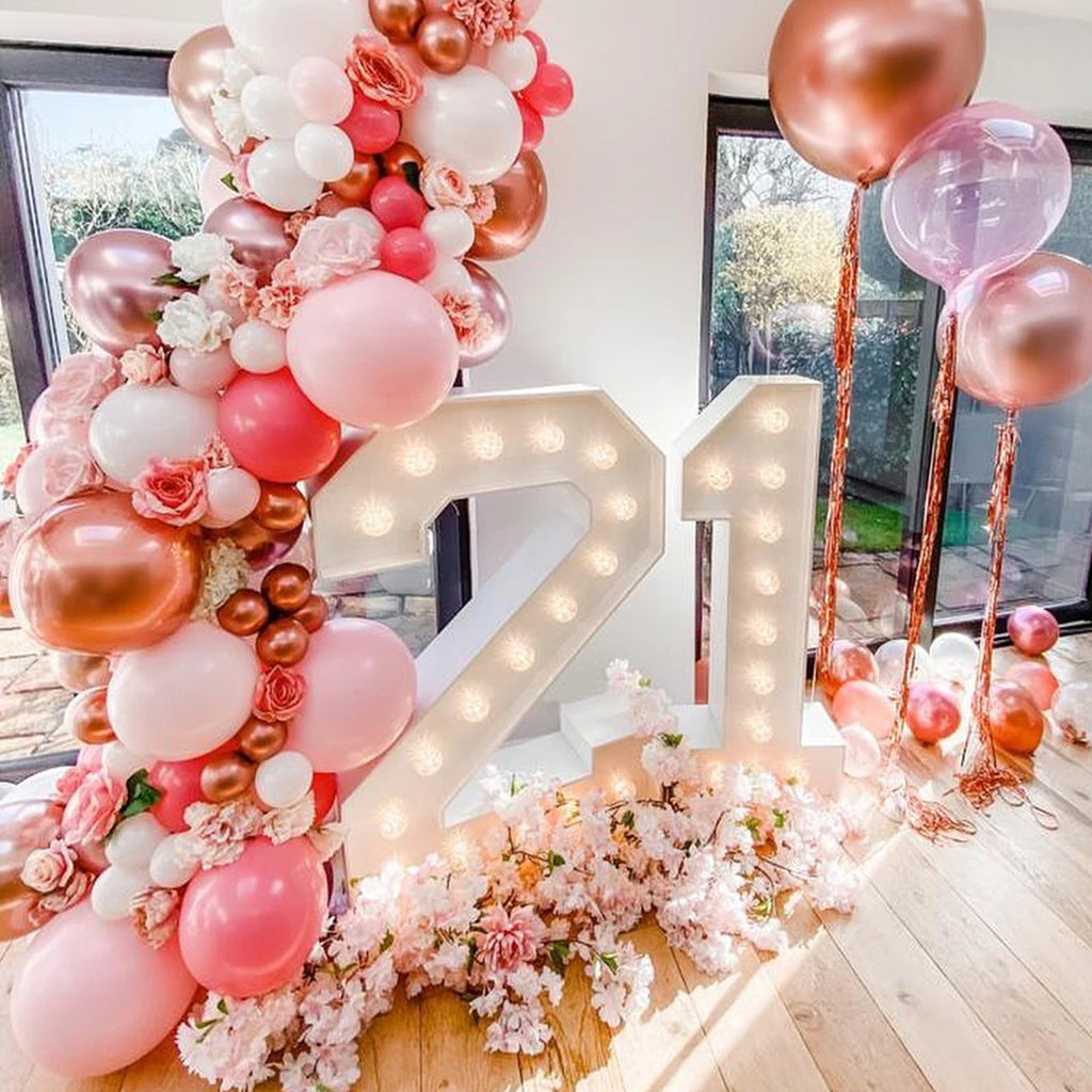 91.5cm Giant LED Light Birthday Number - 1st Birthday, Anniversary, Wedding Decor