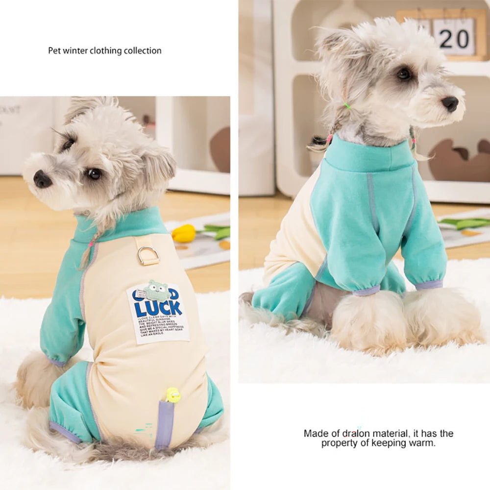 Skin-friendly fabric  Dog Clothes, Buttery Soft Seamless Pet Bodysuit Made from Baby-Grade for Comfort Winter Coats Jumpsuits