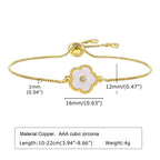 6mm Paperclip Chain Bracelet 18k Gold Plated Stainless Steel Link Adjustable Stackable Jewelry for Women Girls Gift
