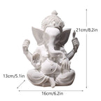 Resin Indian Ganesha Shiva God Statue Lord Hanuman Hindu Buddha Religious Feng Shui
