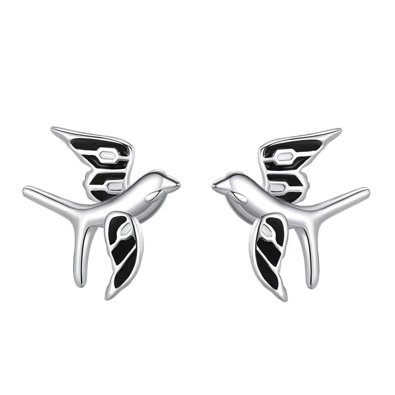 925 Sterling Silver Cats Dogs Animals Hoop Ear Studs Anniversary Gift