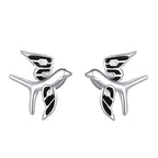 925 Sterling Silver Cats Dogs Animals Hoop Ear Studs Anniversary Gift