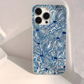 Pink Peach Flower Glitter Case for iPhone 17 16 15 14 13 12 11 Pro Max Plus