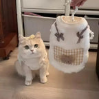 Cozy Plush Pet Vest Warm Fleece Sleeveless Coat Small Dog Cat Indoor Wear