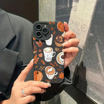 Vintage Maple Leaf Pumpkin Coffee Case for Samsung S25 S24 S23 A16