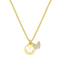 Original 925 Sterling Silver 18K Gold Heart Lock and Key Necklace Y-shaped Chain Necklace For Women Memorial Prayer Jewelry Gift