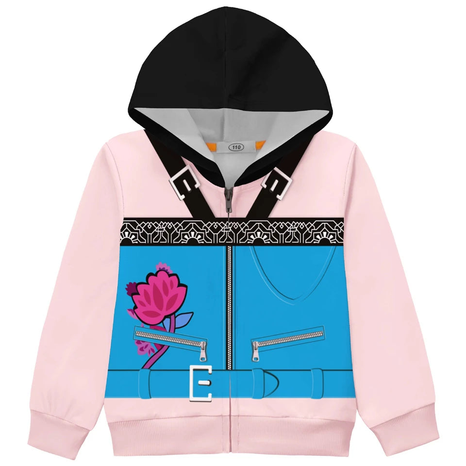 Kids Kpop Demon Hunter Hoodie and Pants Set Fashion Girls Casual Clothing