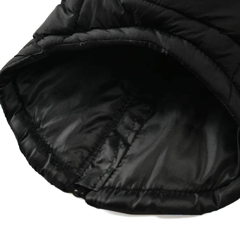 Winter Warm Fleece Dog Jacket For Small Large Dogs Cats Waterproof Pet Vest Jacket with D-ring Labrador French Bulldog Clothing