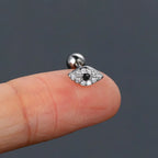 1PC 2023 Daith Ear Ring Piercing Star Eye Tragus Helix Septum Steel