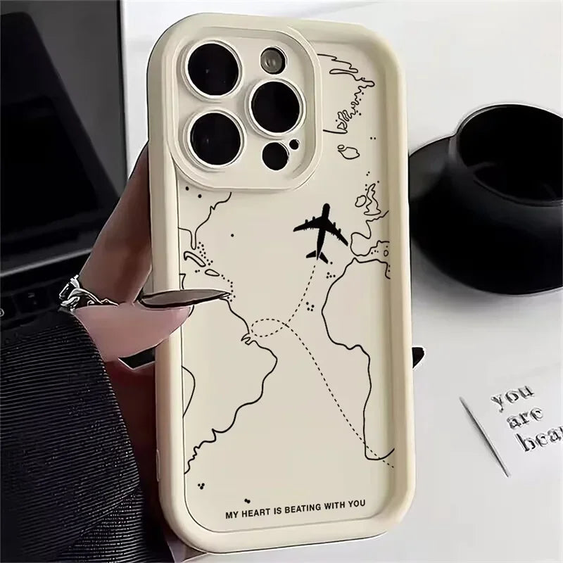 Airplane Route Case for Xiaomi Redmi Note 14 13 12 Pro Plus 13 12S 11 13C 14C