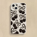 Cute Bow Cherry Case for Xiaomi Redmi Note 14 13 12 11 Pro Plus