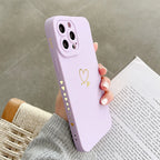 Colourful Love Heart Case for iPhone 17 16 15 14 13 12 Pro Max