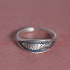 Fish Adjustable Ring 925 Sterling Silver Engagement Ladies Jewellery Gift