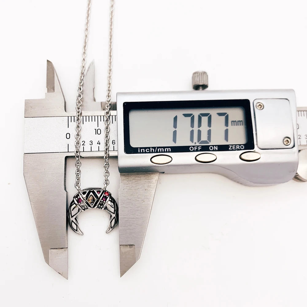 Tiger Tooth Necklace Link Chain 925 Sterling Silver Bohemia Jewellery Gift