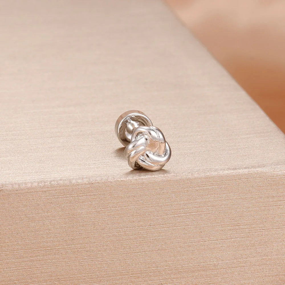 1PC Stainless Steel Star Moon Cartilage Piercing 18K Gold Plated