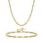 Handmade Clavicle Chain Bracelet for Women, Chic Stainless Steel Link Waterproof Jewelry