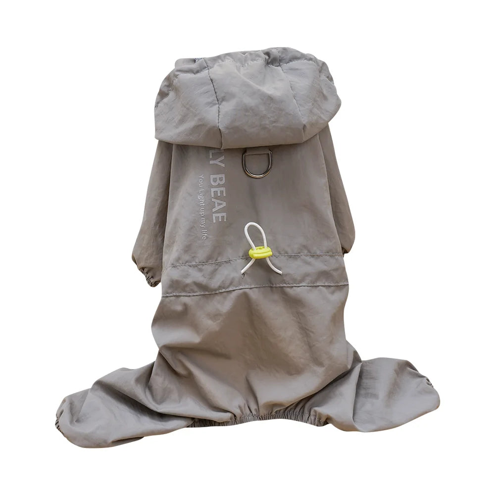 Dog Jacket Series Windproof Raincoat Waterproof Outdoor Jumpsuit Costume