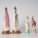 12cm 20cm Resin Our Lady of Fatima Statues Virgin Mary Sculpture Catholic Altar