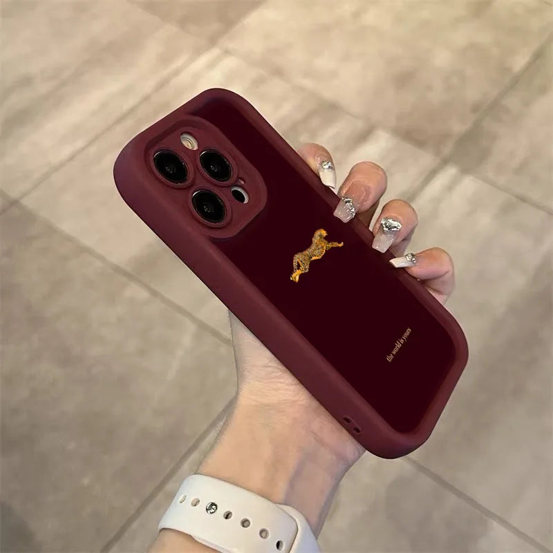 Leopard Fashion Pattern Case for iPhone 17 16 15 14 13 12 11 Pro Max 7 8 Plus
