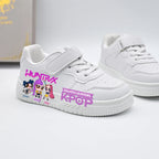 K-pop Girls Fashion Trainers 2026 Hunters Print White Sport Shoes