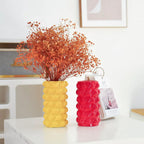 Fruit Bud Vase Lemon Strawberry Ceramic Mediterranean Style Kitchen Living Room Decor