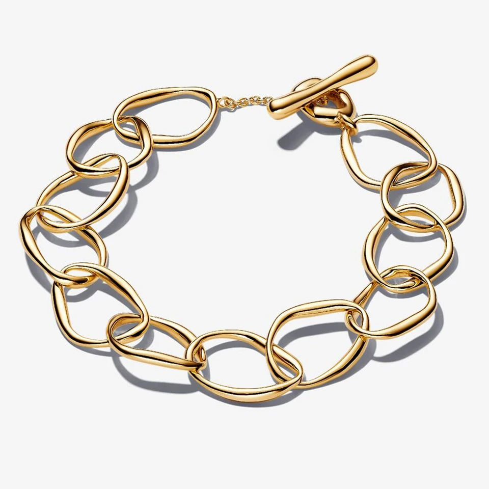 New 925 Silver Sparkling Heart to Heart Double Loop Leather Rope Weaving Bracelet Fashion DIY Charm Exquisite Jewelry Gift