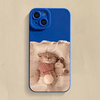 Funny Cute Cat Silicone Case for Samsung Galaxy A14 A34 A54 S23 S22