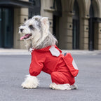 Dog Clothes Windproof  Bodysuit, Winter Hiking Jacket for Small Dogs, Full Body Outdoor Adventure Puppy Clothes, Warm & Safe
