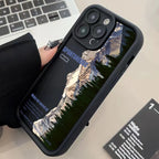 Landscape Mountain Train Case for iPhone 16 15 14 13 12 11 Pro Max XR 7 8