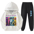 Girls Kpop Demon Hunters Athleisure Wear Hunter Witch Squad Hoodie Leggings