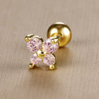 1PC Stainless Steel Birthstone Mini Stud Earrings 12 Constellation