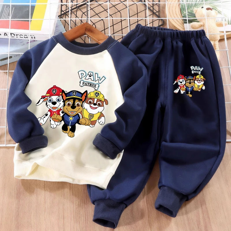 PAW Patrol Boys Spliced Sweatshirt and Trousers 2-Piece Set Sport Clothes