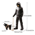 The Man Leading Dog Sculpture Banksy Statue Street Modern Pop Art Bar Decoration