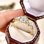 1.0ct D Moissanite Ring 14K Gold Filled Six Claws Classic Finger Band 2026