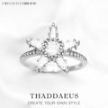 White Star Ring 925 Sterling Silver Timeless Fine Jewellery Women Gift