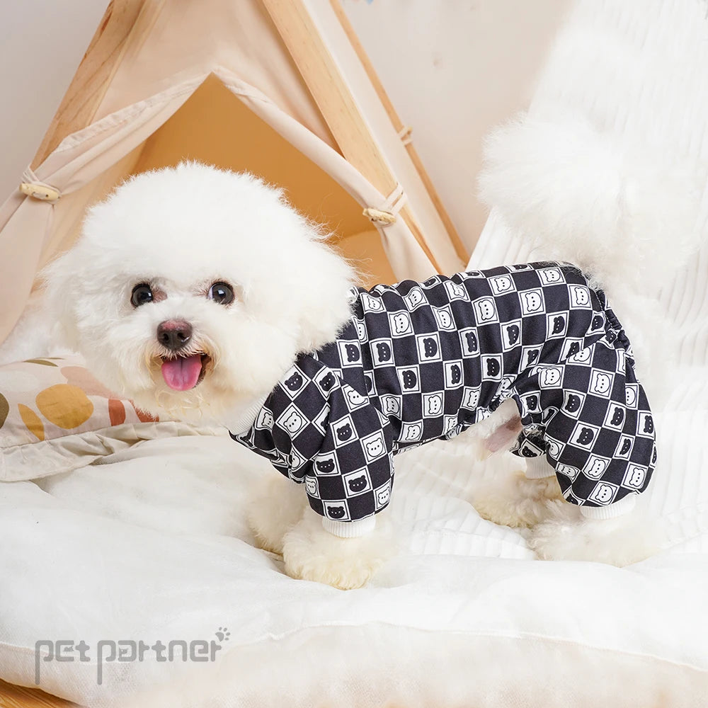 Dog Clothes for All Seasons - Plaid Checkered Pattern Pet Shirt, Breathable Adjustable Puppy Outfit for Small Medium Large Dogs,