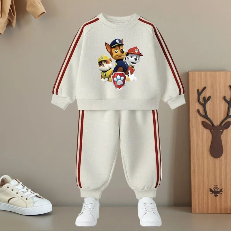 PAW Patrol Boys and Girls Side Stripe Hoodie and Trousers 2-Piece Tracksuit