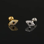 1PC 2023 Daith Ear Ring Piercing Star Eye Tragus Helix Septum Steel