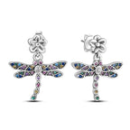 925 Sterling Silver Cute Bees Insects Stud Earrings Exquisite Birthday Gift