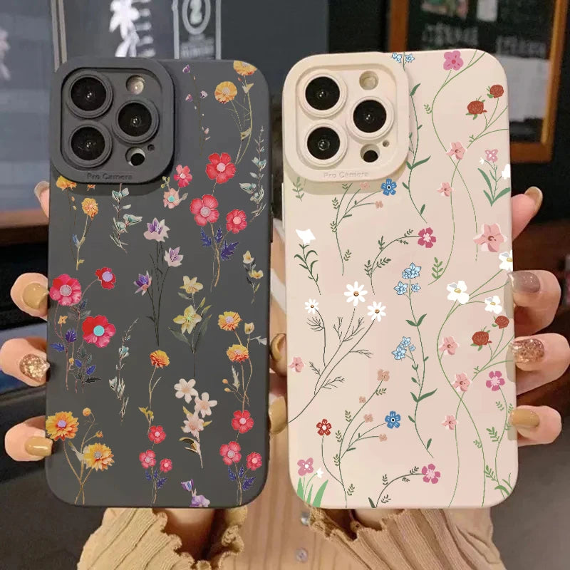 Minimalist Fresh Style Case for Samsung Galaxy A15 A55 A35 S24 S23