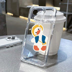 Cute Duck Case for Samsung Galaxy A15 A35 A55 A52 S24 S23 Ultra S22 S21 FE