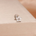 1PC Stainless Steel Star Moon Cartilage Piercing 18K Gold Plated