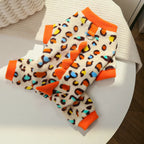 Dinosaur Pet Jumpsuit 4-Leg Winter Clothes Plush Lining Puppy Kitten Outfit
