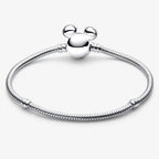 New 925 Silver Sparkling Heart to Heart Double Loop Leather Rope Weaving Bracelet Fashion DIY Charm Exquisite Jewelry Gift