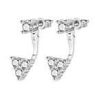925 Sterling Silver Romantic Pink Love Heart Stud Earrings Birthday Gift