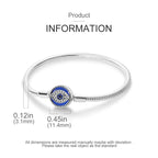 Set Jewelry/Star Moon Devil Eyes Positioning Buckle Sparkling Cross 925 Sterling Silver Original Fits Birthday Party Jewelry Gif