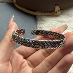 100% Solid 925 Sterling Silver Metal Bracelet for Women Men Vintage Black Stone Letters Handmade Simple Birthday Gift